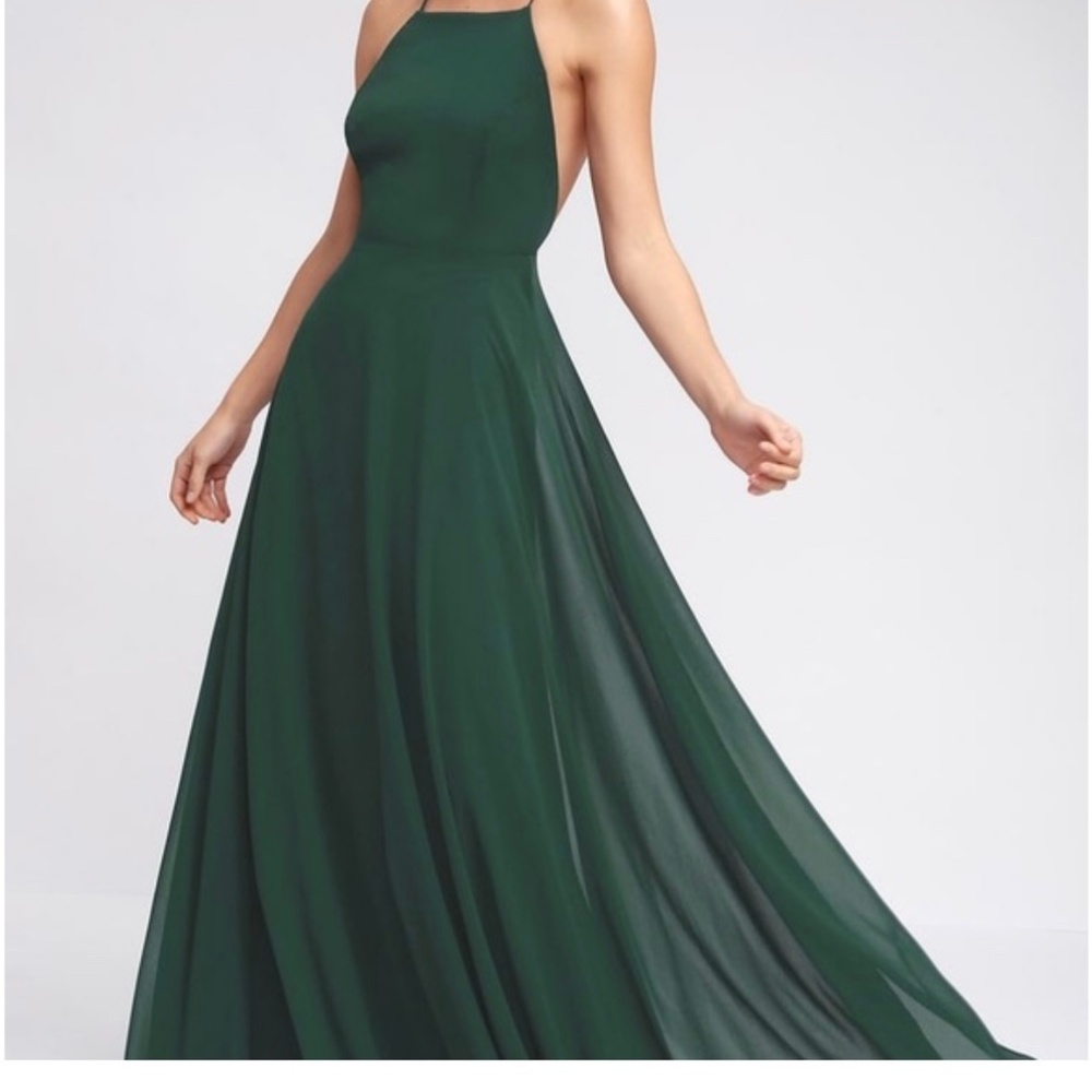 Lulus emerald green dress